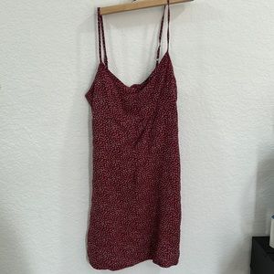 Brandy Melville flowery red dress